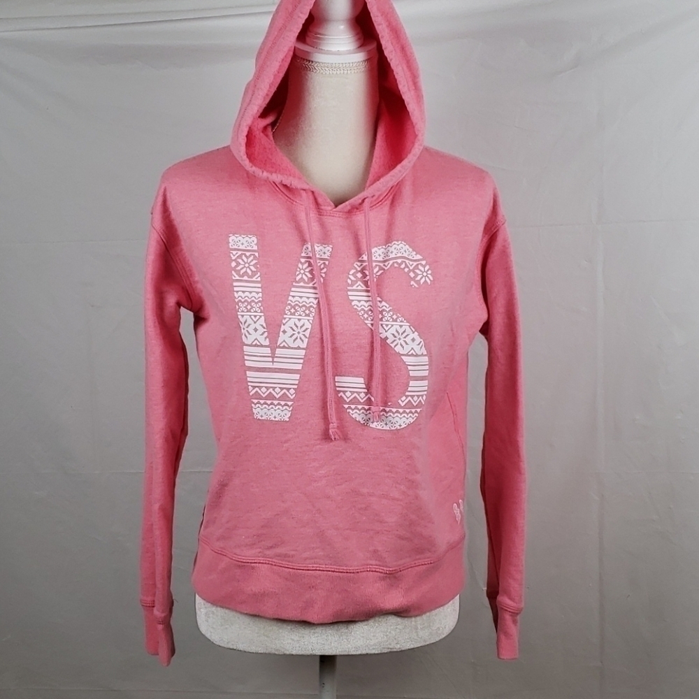 VICTORIAS Secret Hoodie Sweatshirt S VGUC Pink